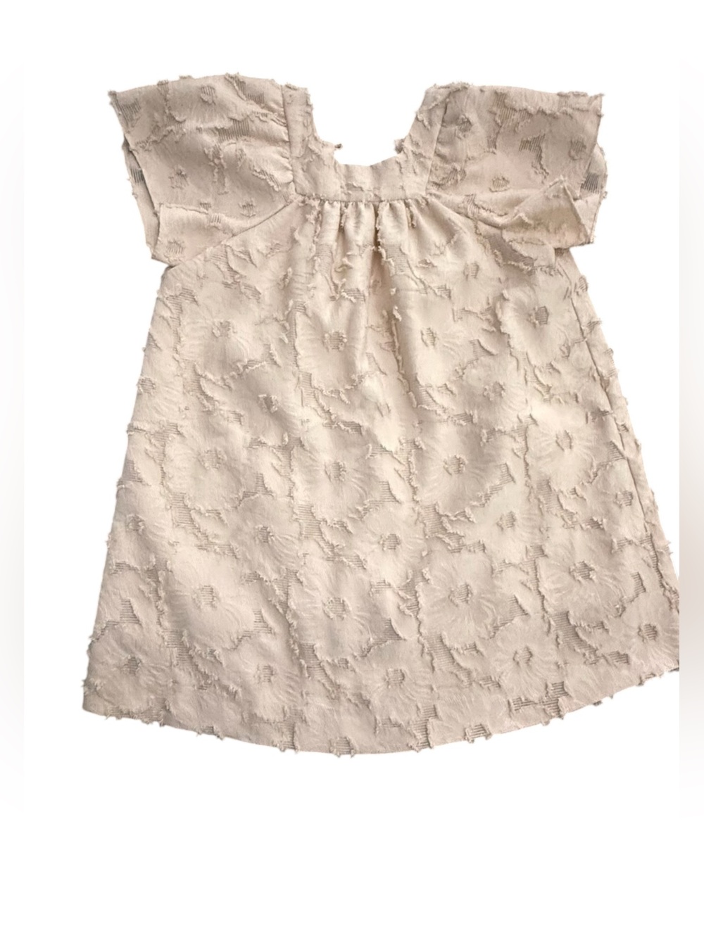 Zara Cream Floral Jacquard Throw